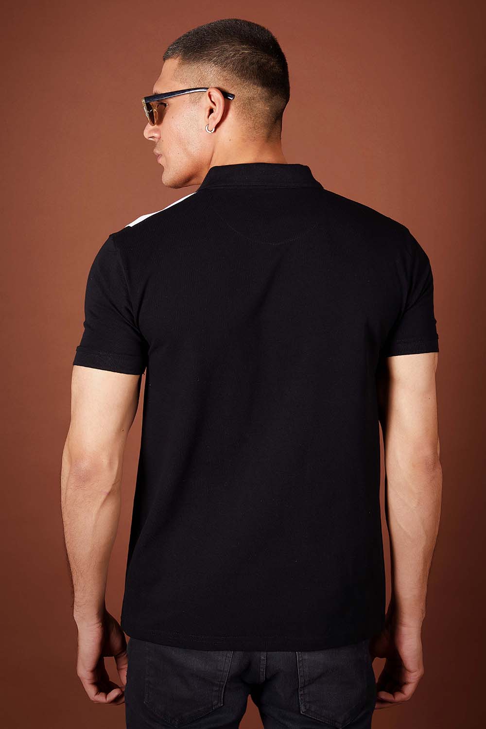 Black and White Polo