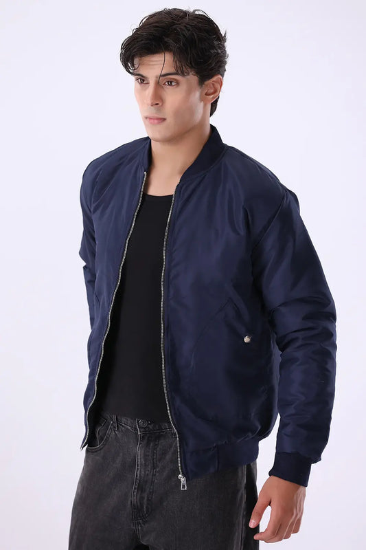 Blue Bomber Jacket
