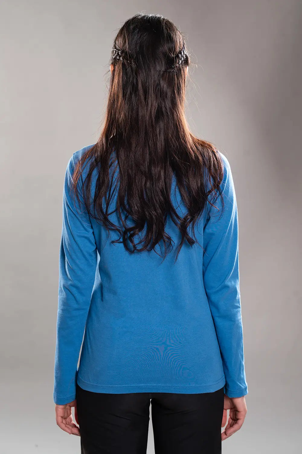 Dodger Blue Square Neck