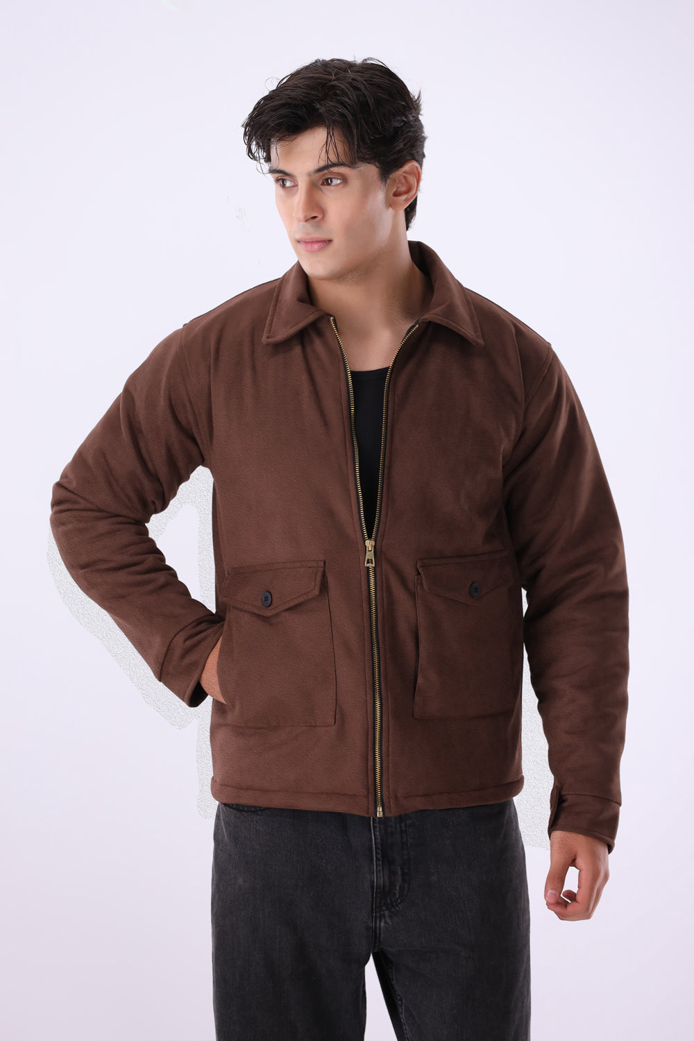 Brown Suede Jacket