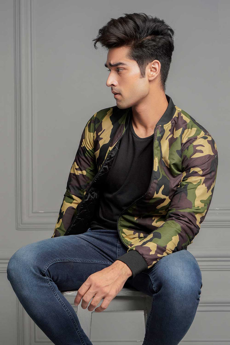 Premium Camouflage Jacket For Men in Pakistan UrbanRoad.pk Urban Road