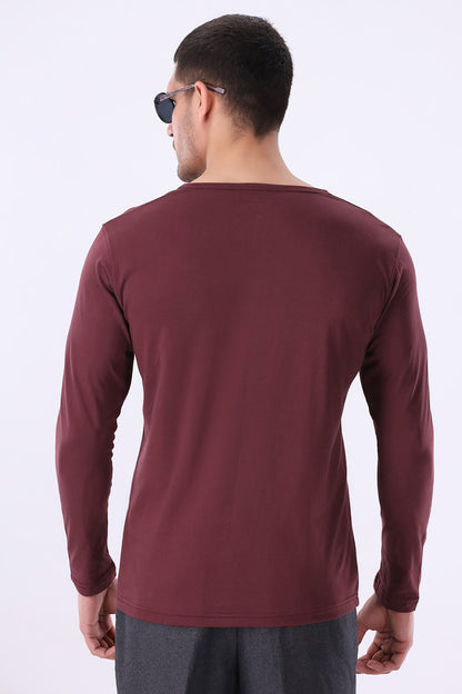Maroon Henley