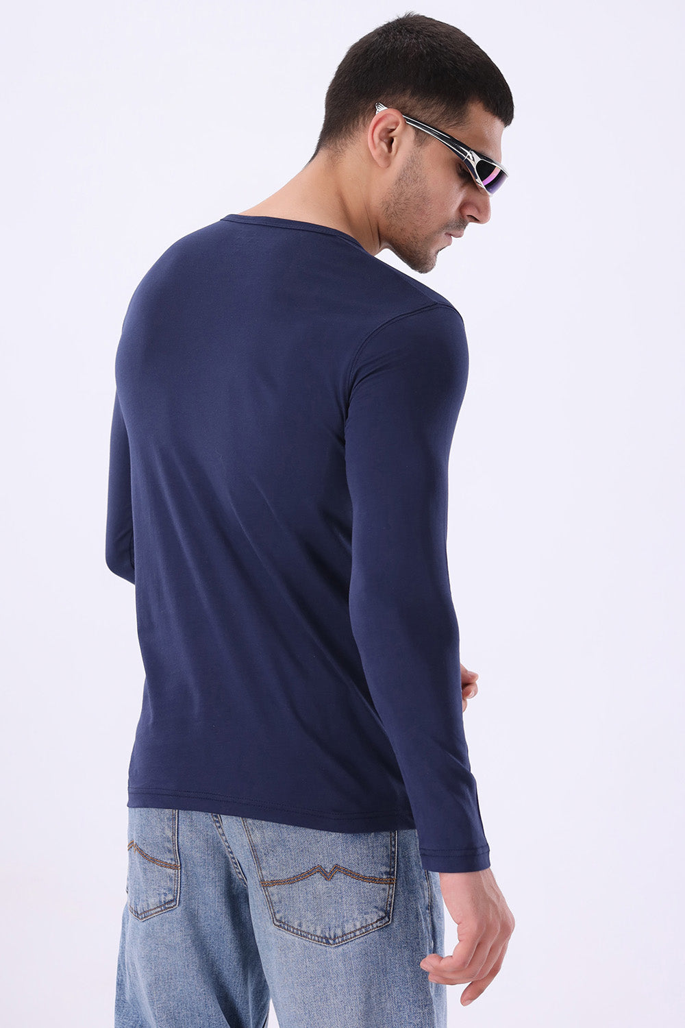 Navy Blue Henley