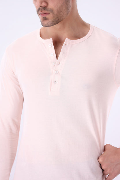 Peach Henley