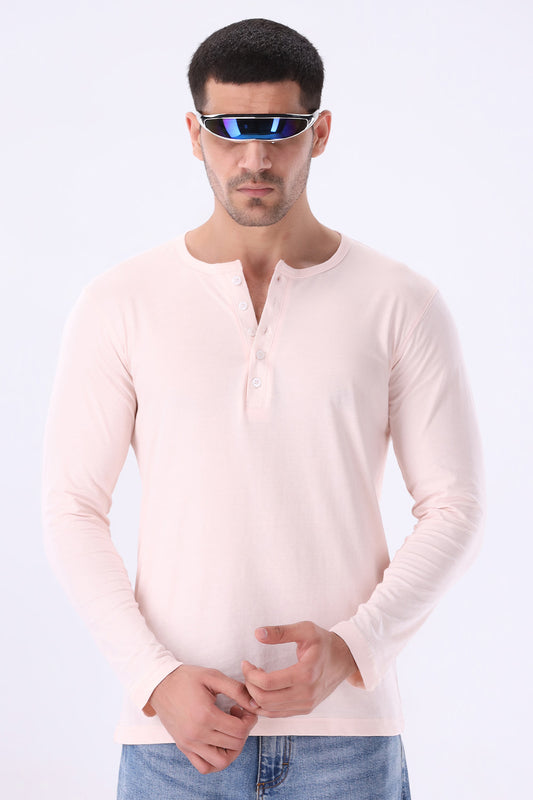Peach Henley