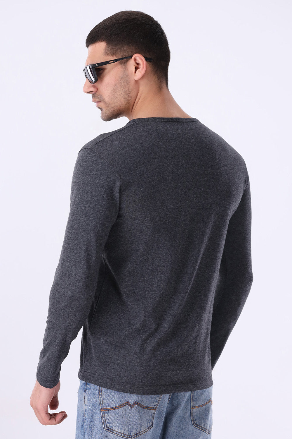 Charcoal Henley