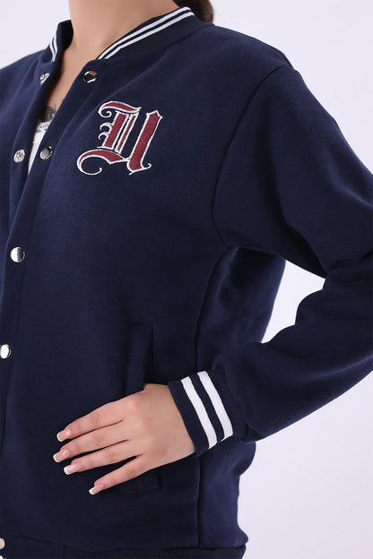 Blue Varsity Jacket - W