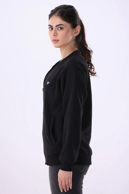 Black Fleece Jacket - W