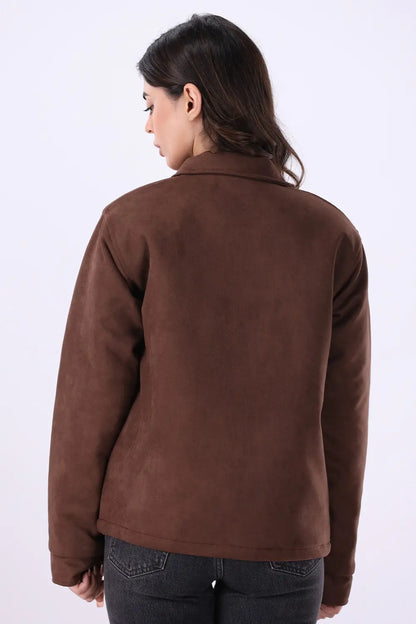 Brown Suede Jacket - W