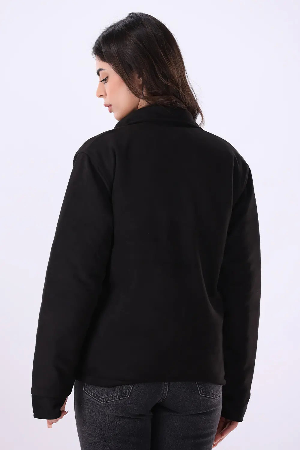 Black Suede Jacket - W