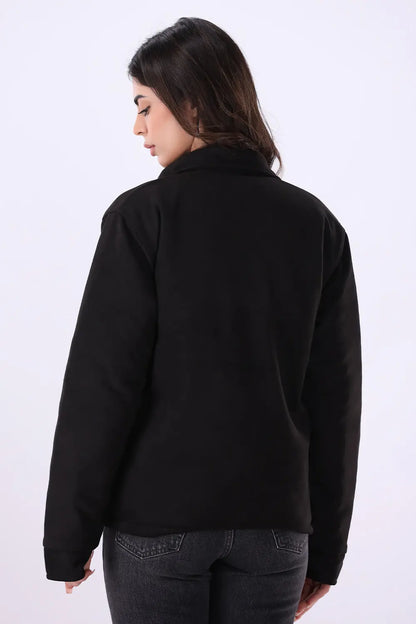 Black Suede Jacket - W