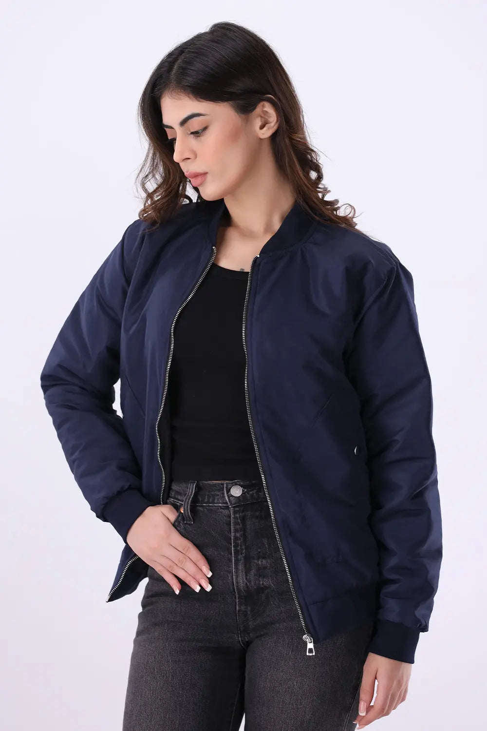 Blue Bomber Jacket - W
