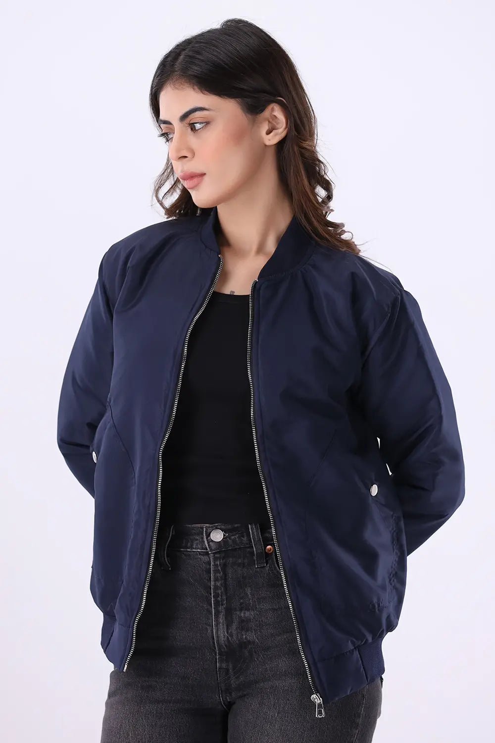 Blue Bomber Jacket - W