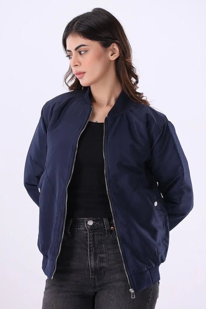 Blue Bomber Jacket - W