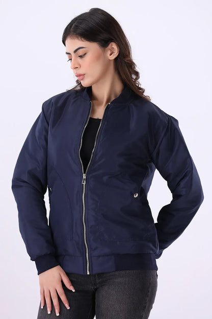 Blue Bomber Jacket - W