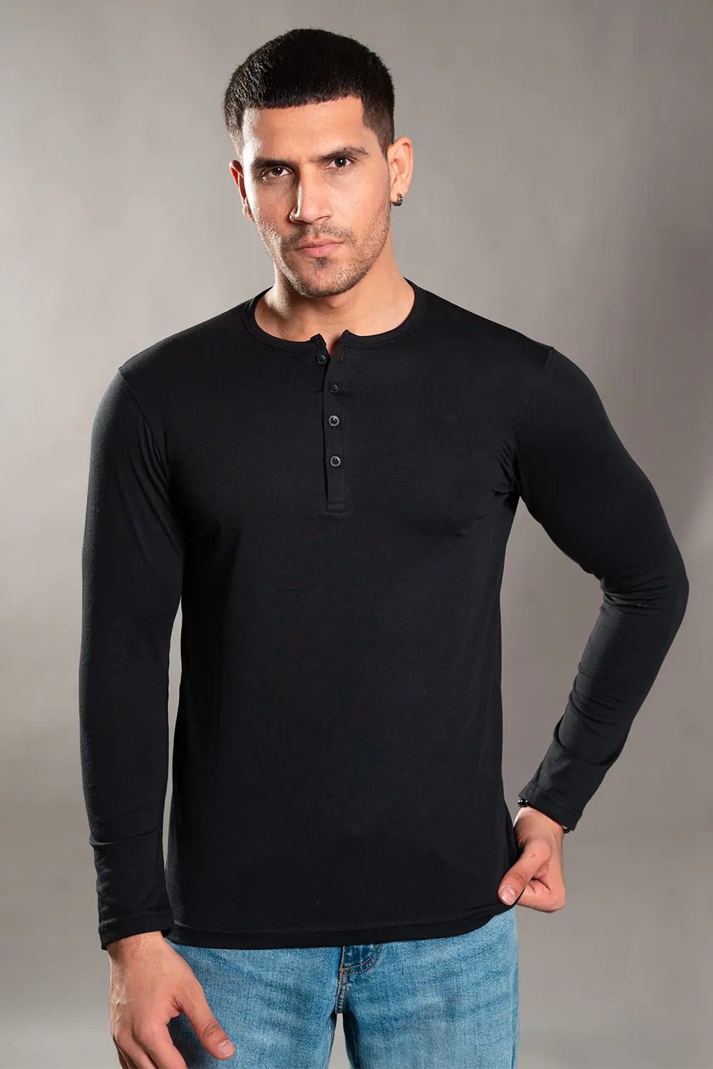 Black Henley