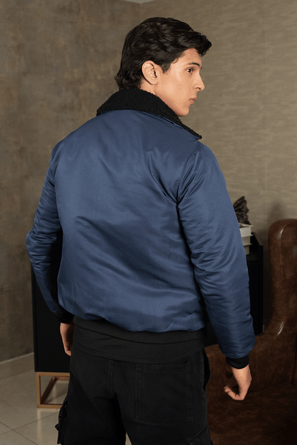 Blue Sherpa Jacket