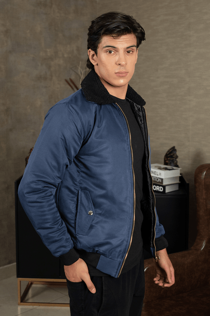Blue Sherpa Jacket