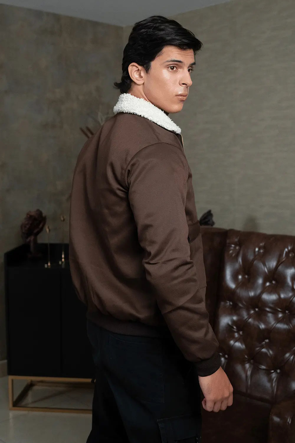 Brown Sherpa Jacket