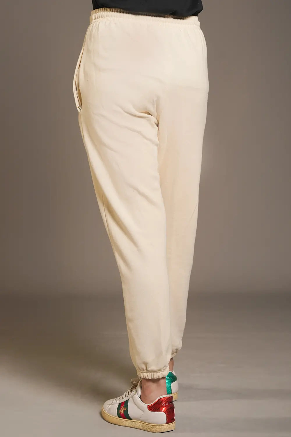 Beige Pleated Trousers -  W