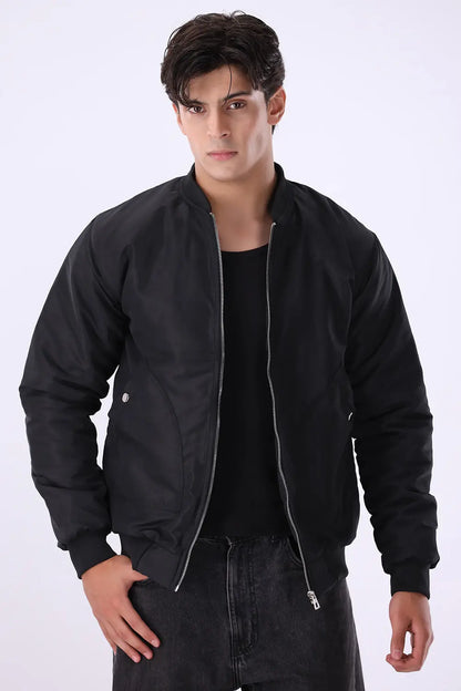 Black Bomber Jacket