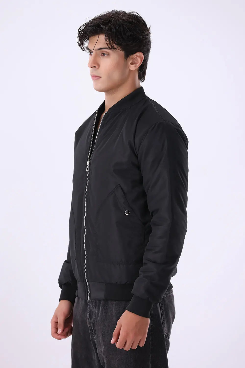 Black Bomber Jacket