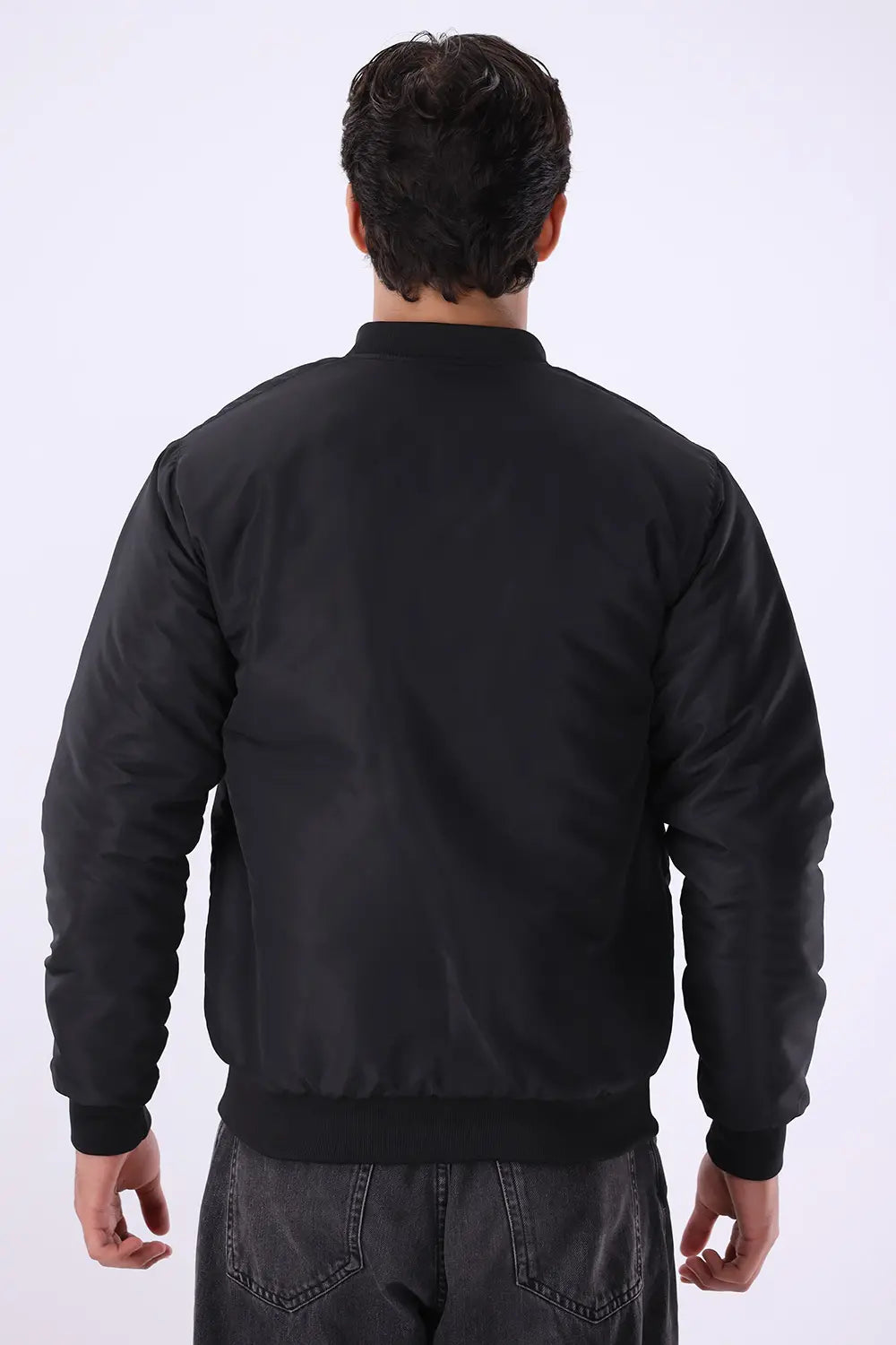 Black Bomber Jacket