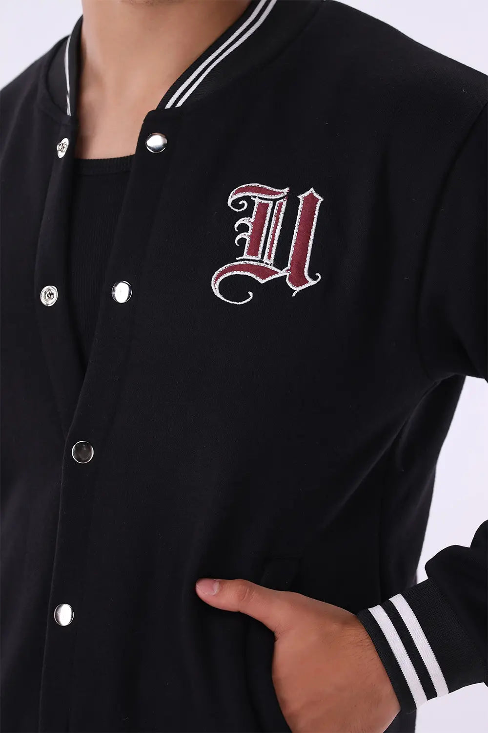 Black Varsity Jacket