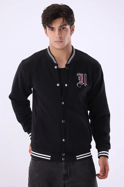 Black Varsity Jacket