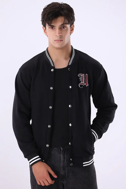 Black Varsity Jacket