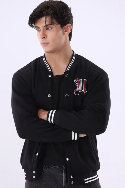 Black Varsity Jacket