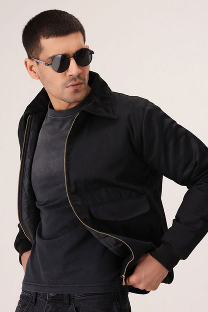 Black Twill Jacket