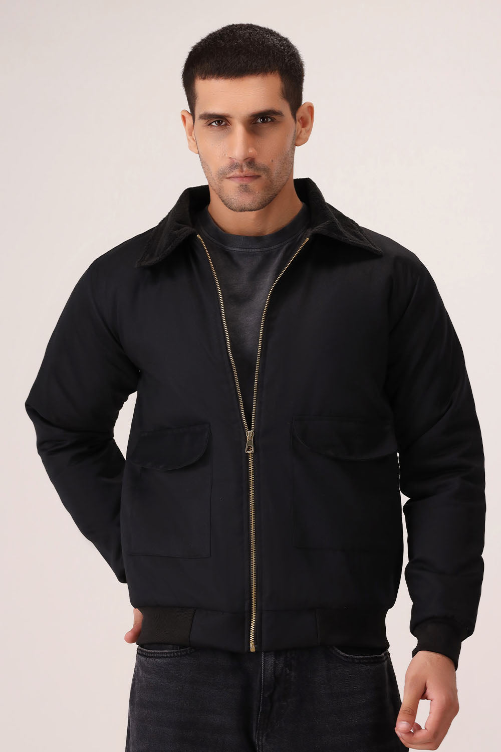 Black Twill Jacket
