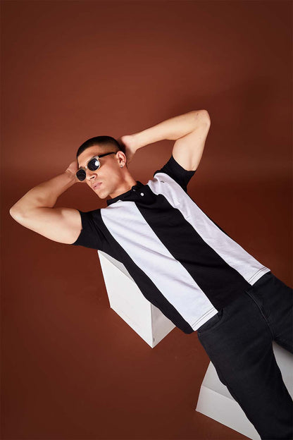 Black and White Polo