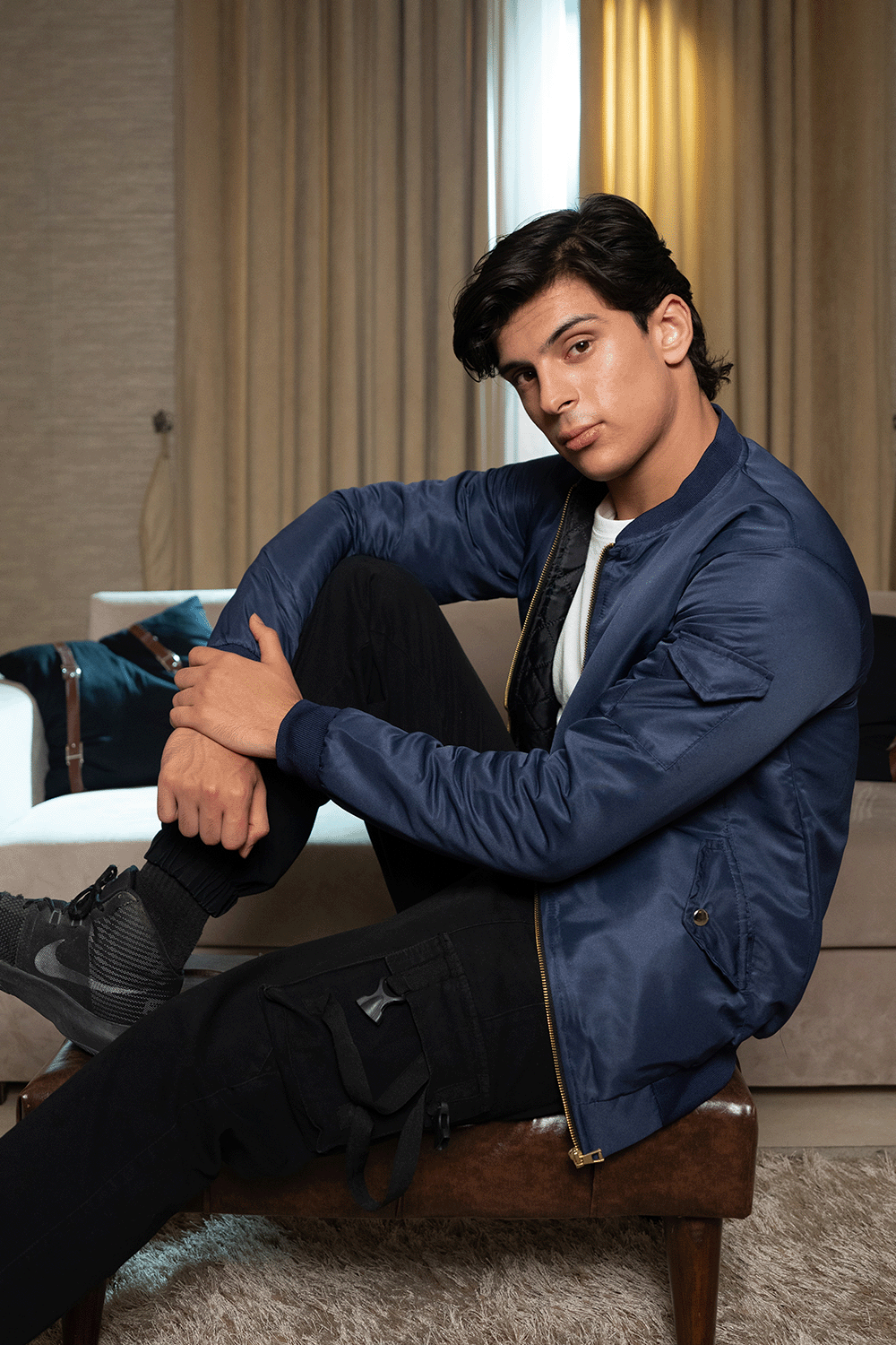 Blue Bomber Jacket - O