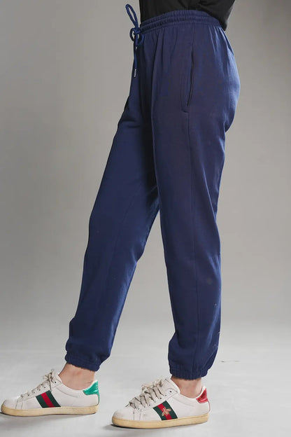 Blue Pleated Trousers - W