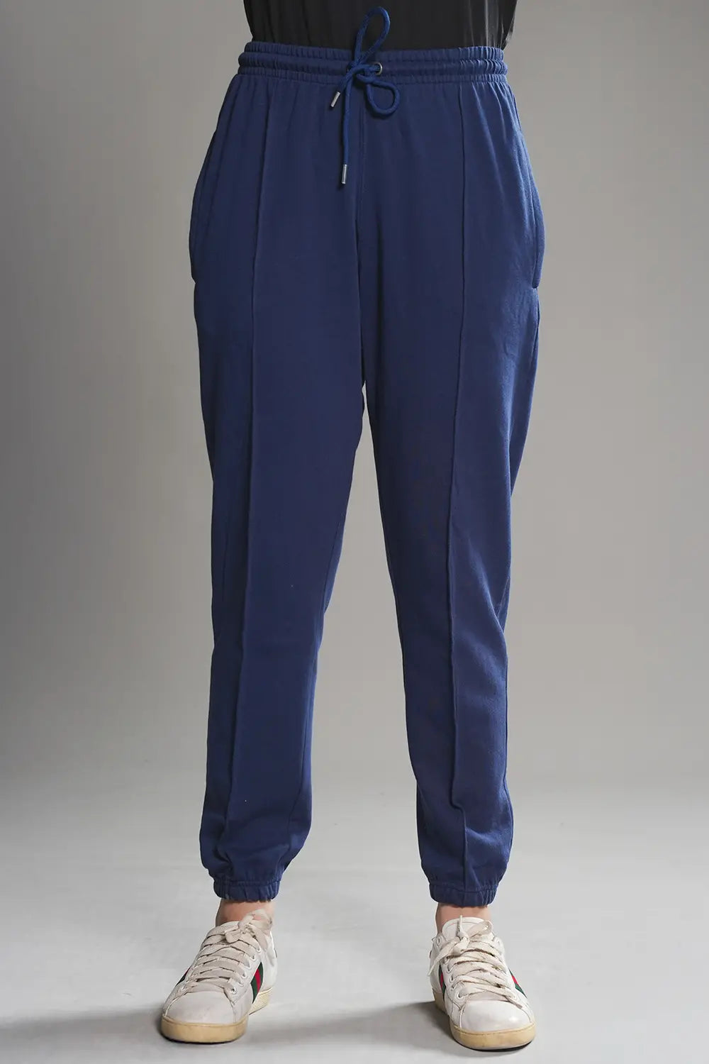Blue Pleated Trousers - W