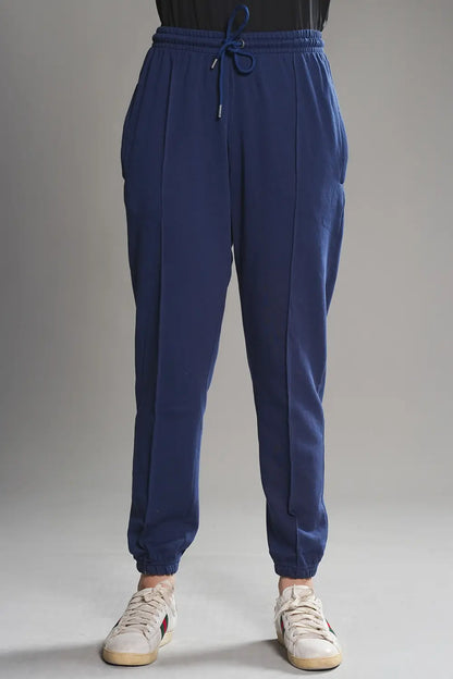 Blue Pleated Trousers - W