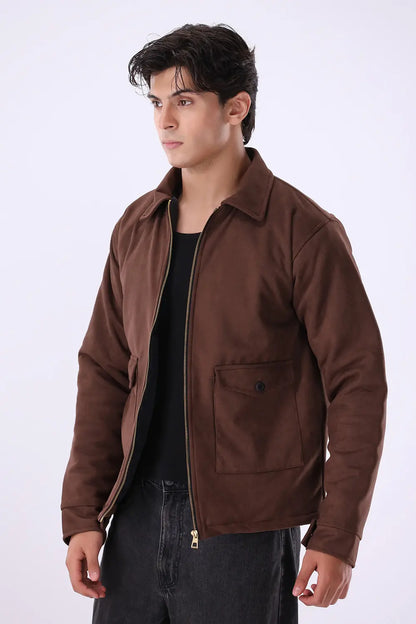 Brown Suede Jacket