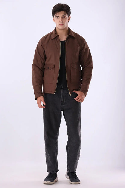 Brown Suede Jacket