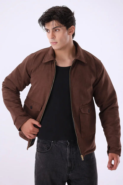 Brown Suede Jacket