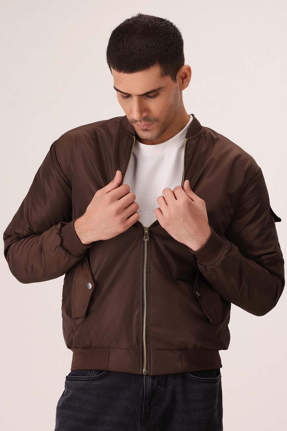 Brown Bomber Jacket