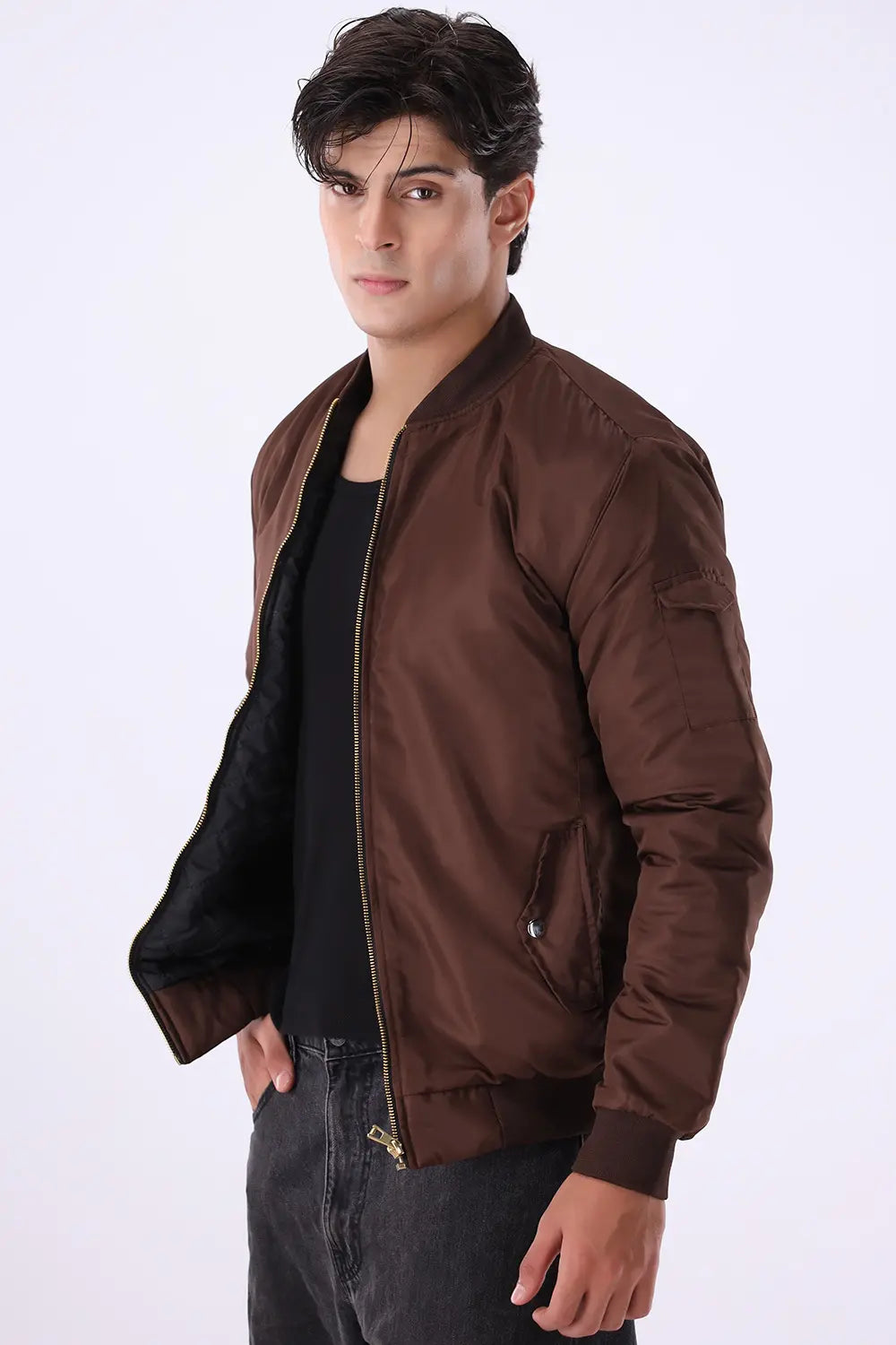 Brown Bomber Jacket