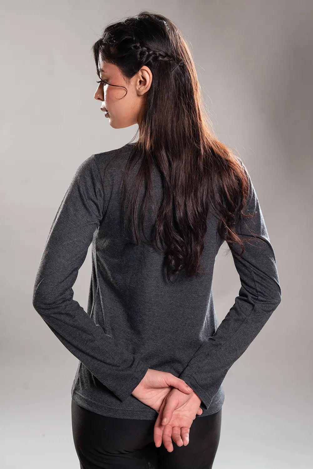 Charcoal Square Neck