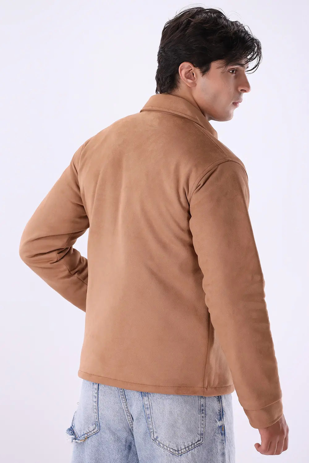 Camel Suede Jacket