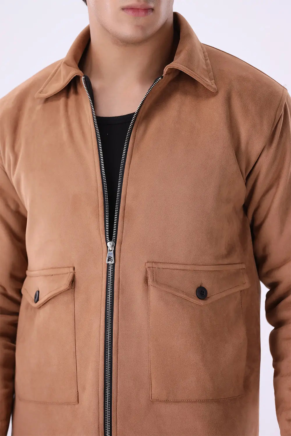 Camel Suede Jacket