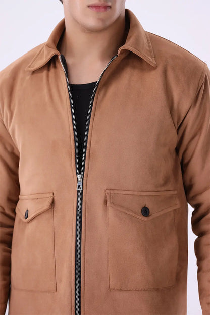 Camel Suede Jacket