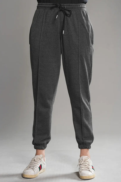 Charcoal Pleated Trousers -  W
