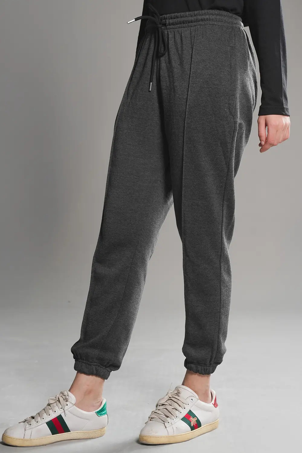 Charcoal Pleated Trousers -  W