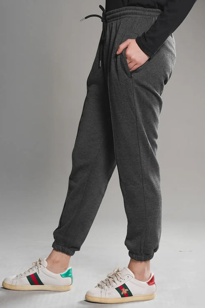Charcoal Pleated Trousers -  W